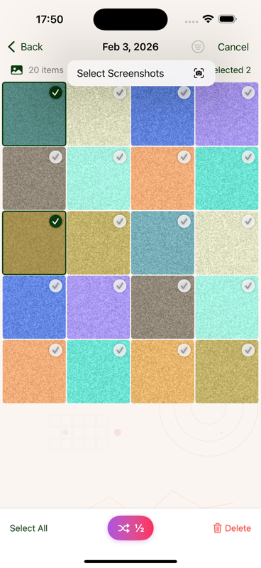 Batch Select Screenshots